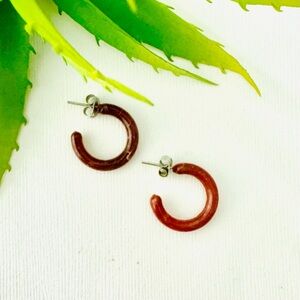 Vintage Red Earrings